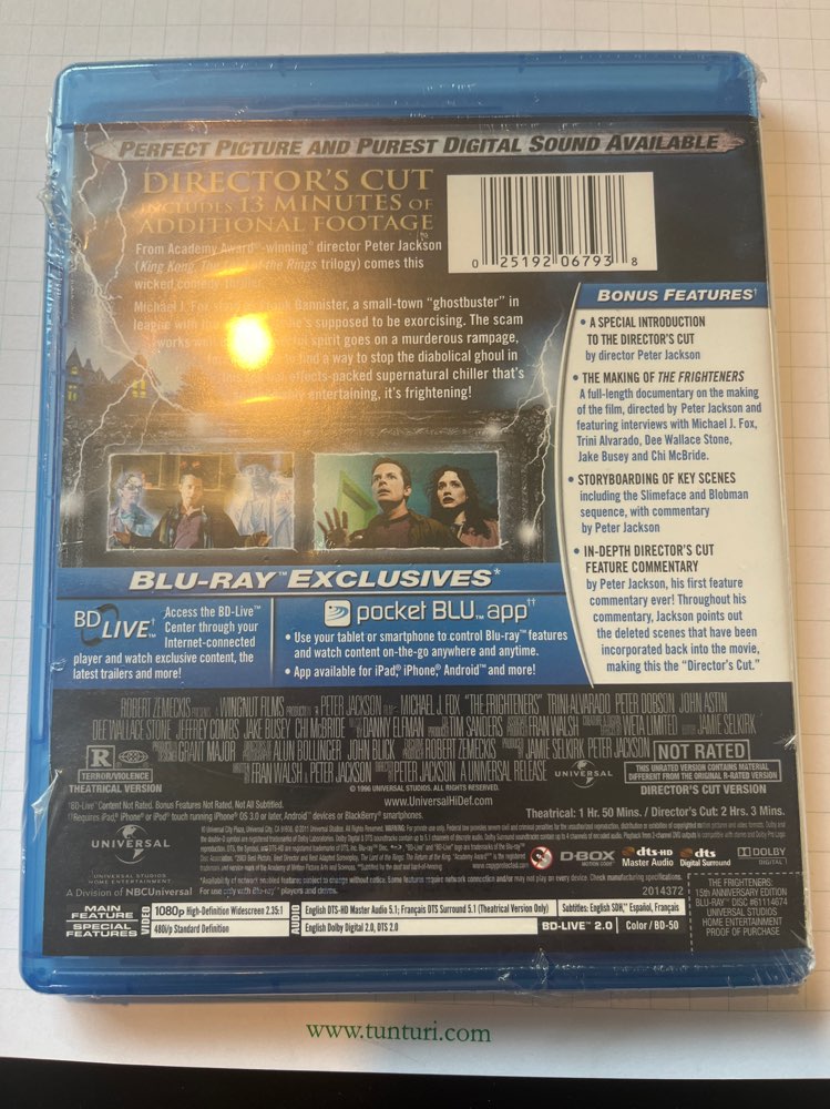 The Frighteners/Blu-Ray/muoveissa
