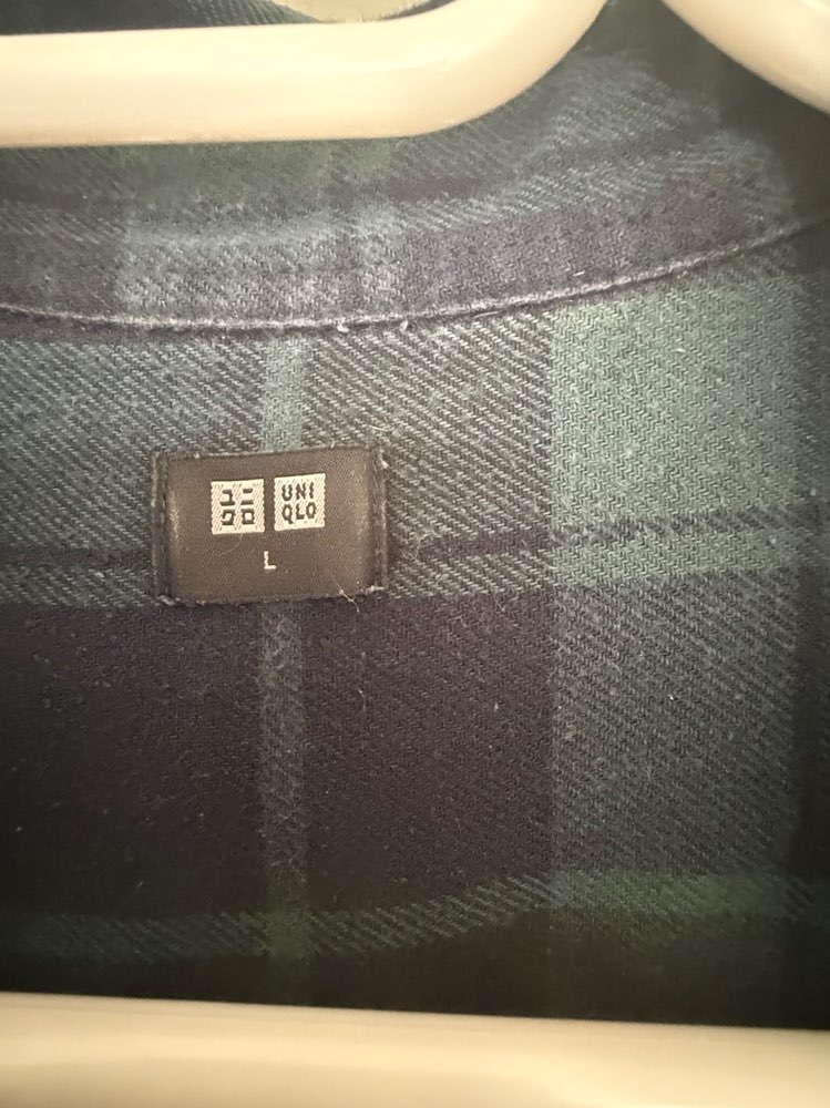 Uniqlo flónelsskyrta L