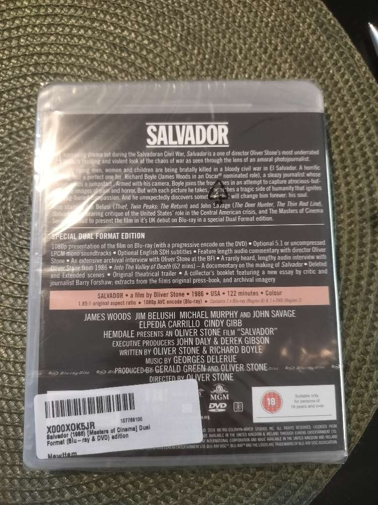 Salvador blu-ray