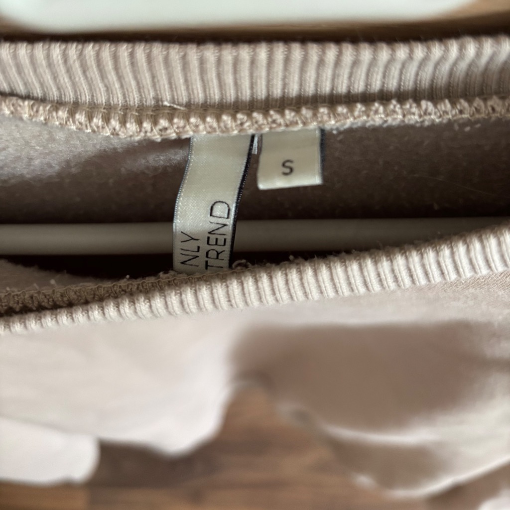 Nelly beige oversize collari, koko S