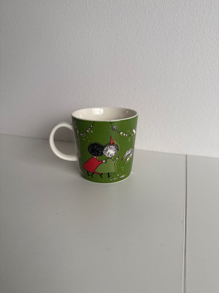 Múmínbolli grænn