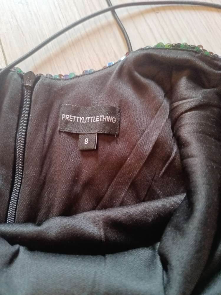 Grænn pallíettukjóll St S