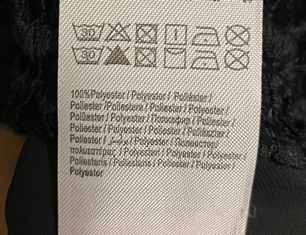 Musta pitsihelmainen mekko, koko M