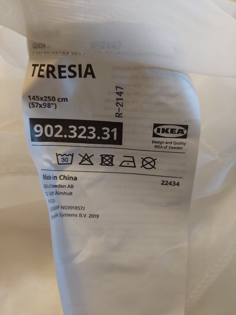 2 x IKEA gardínuvængir