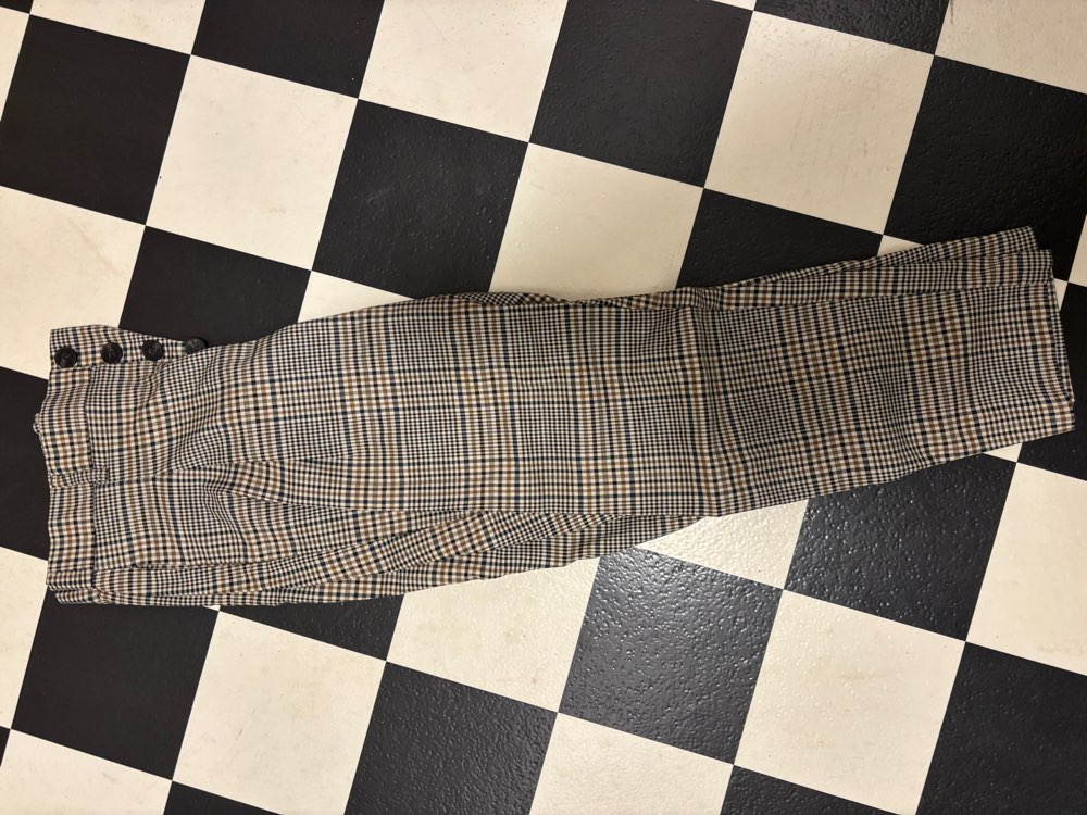 Rutete dressbukse Zara str M
