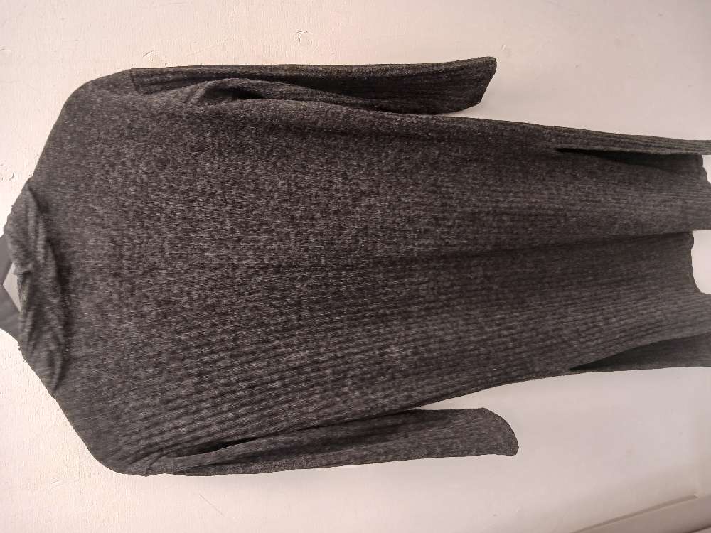 Pull&Bear tum.harmaa pitkä neule S