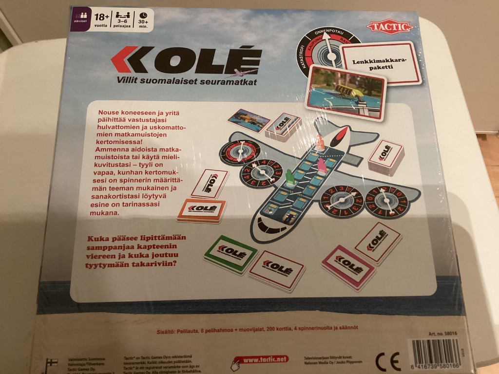 Ole! Villit suomalaiset seuramatkat peli