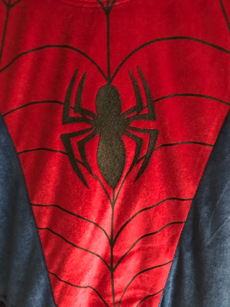 Spidergirl 50% ny.rød glimmer