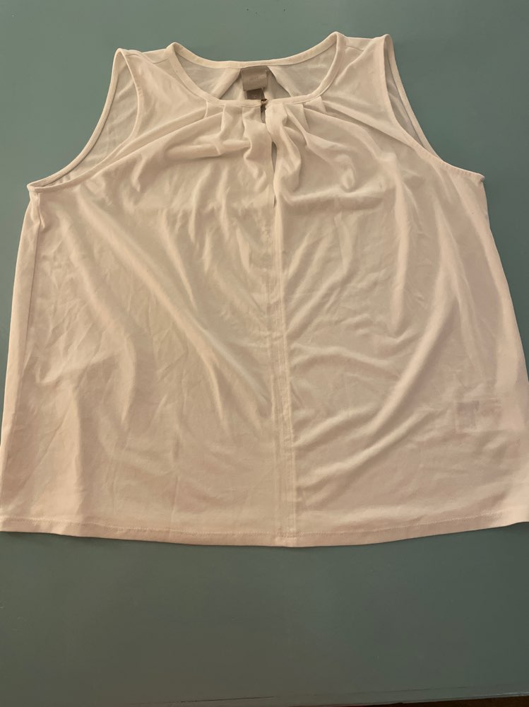 Topp hvit H&M str M