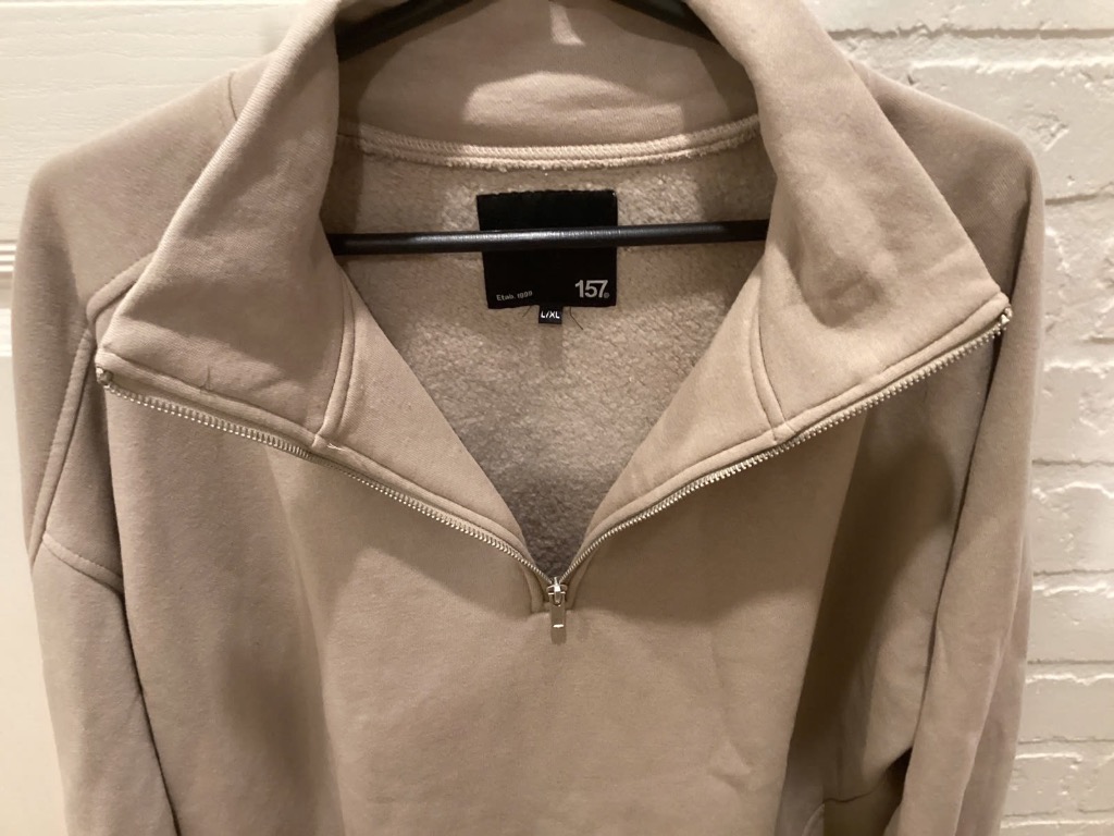 Beige collegepaita L/XL 