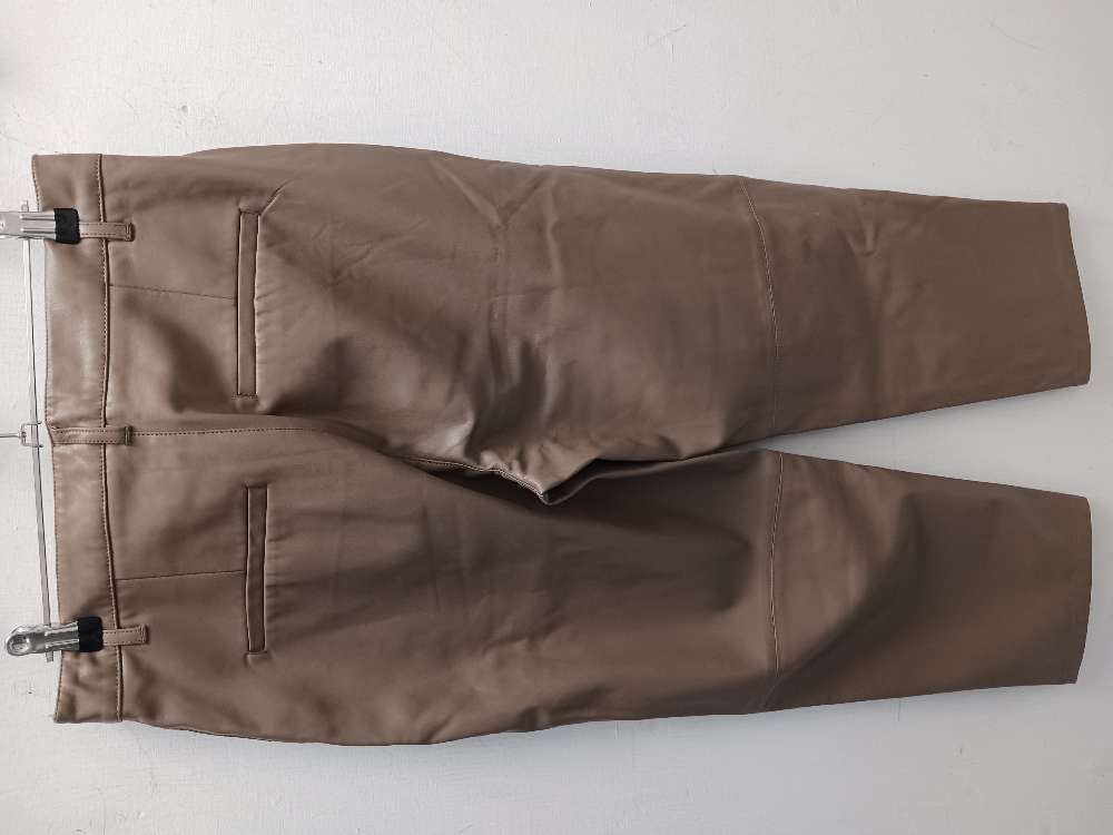 Lindex ruskeat tekonahkahousut 38