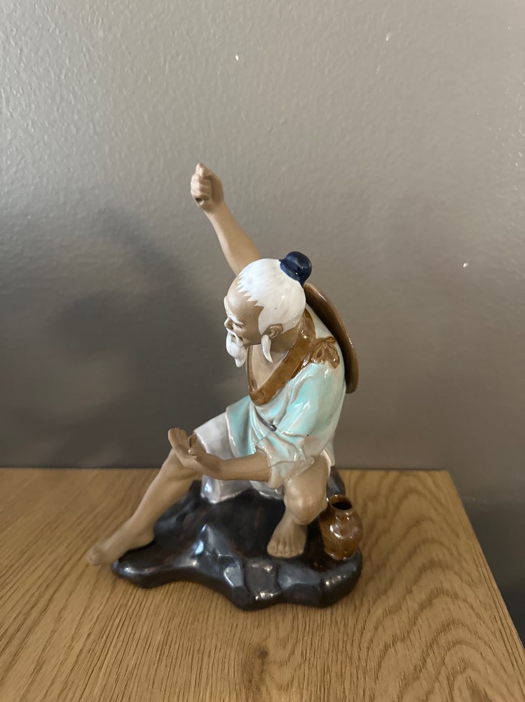 Vintage Shiwan "Mudman" -keramiikkafiguuri