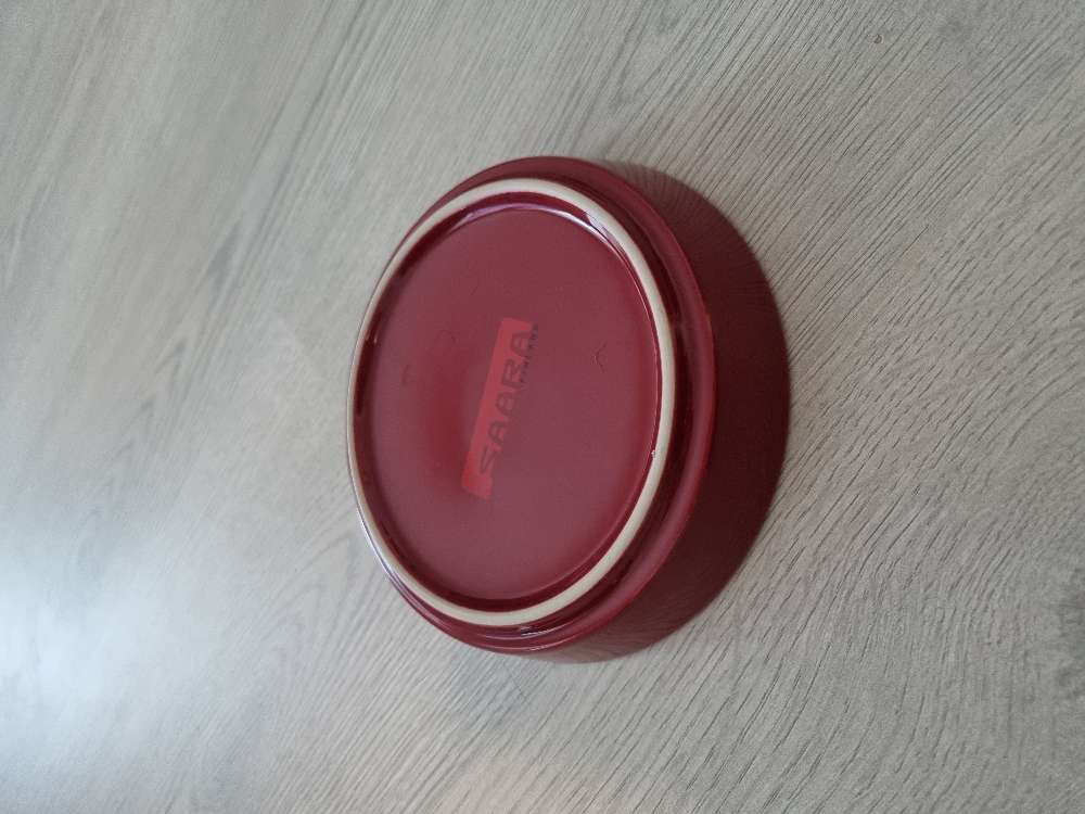 Saara Finland punainen lautanen ø14.5cm