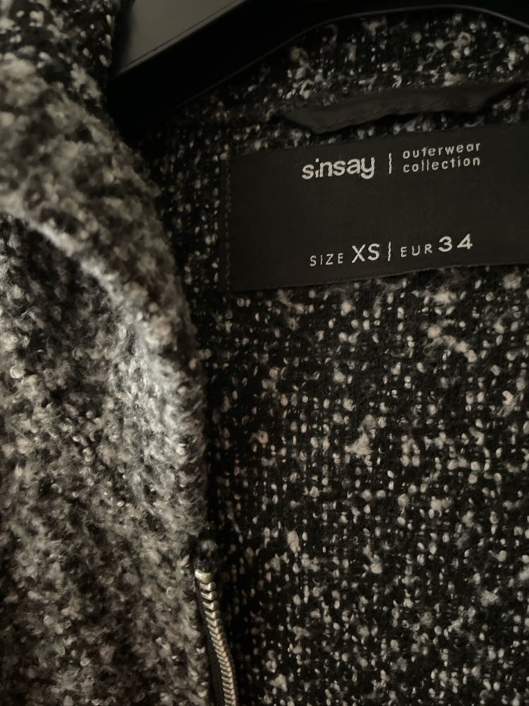 Sinsay kápa str34/XS