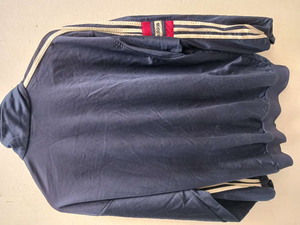 Adidas sininen verkkatakki L