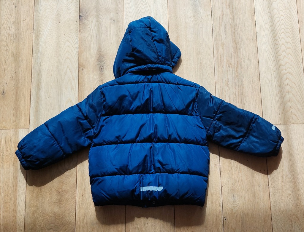 Úlpa Lindex navy blá str 128