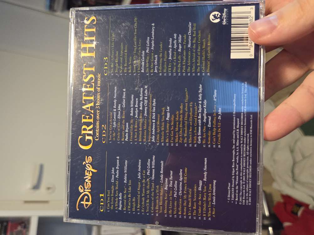 Disney's Greatest Hits CD