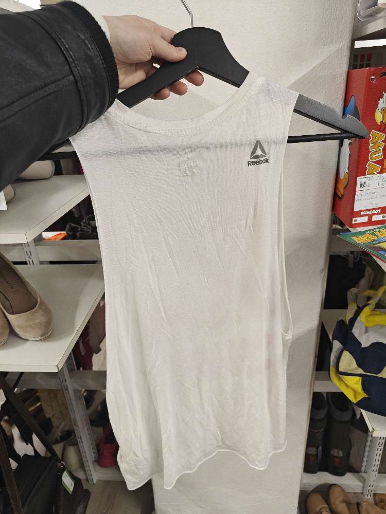 Reebok valkoinen urheilutoppi, S