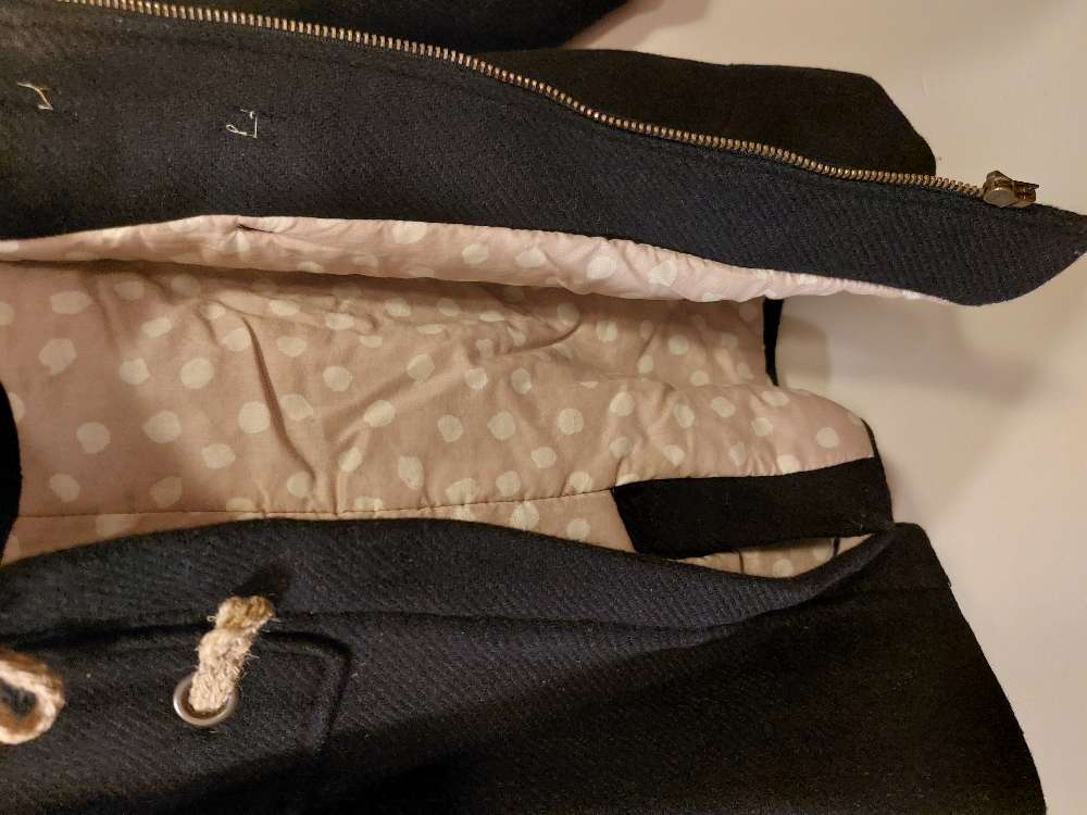 Dökkblá kápa st 92