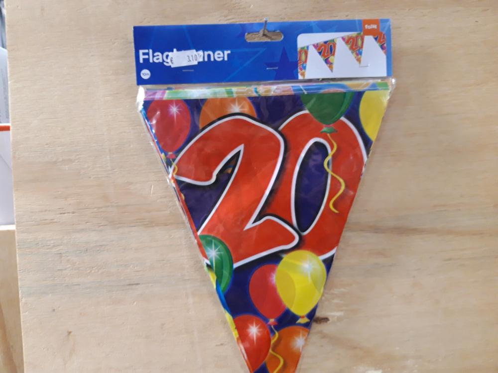 Vlaggenlijn balloon 20