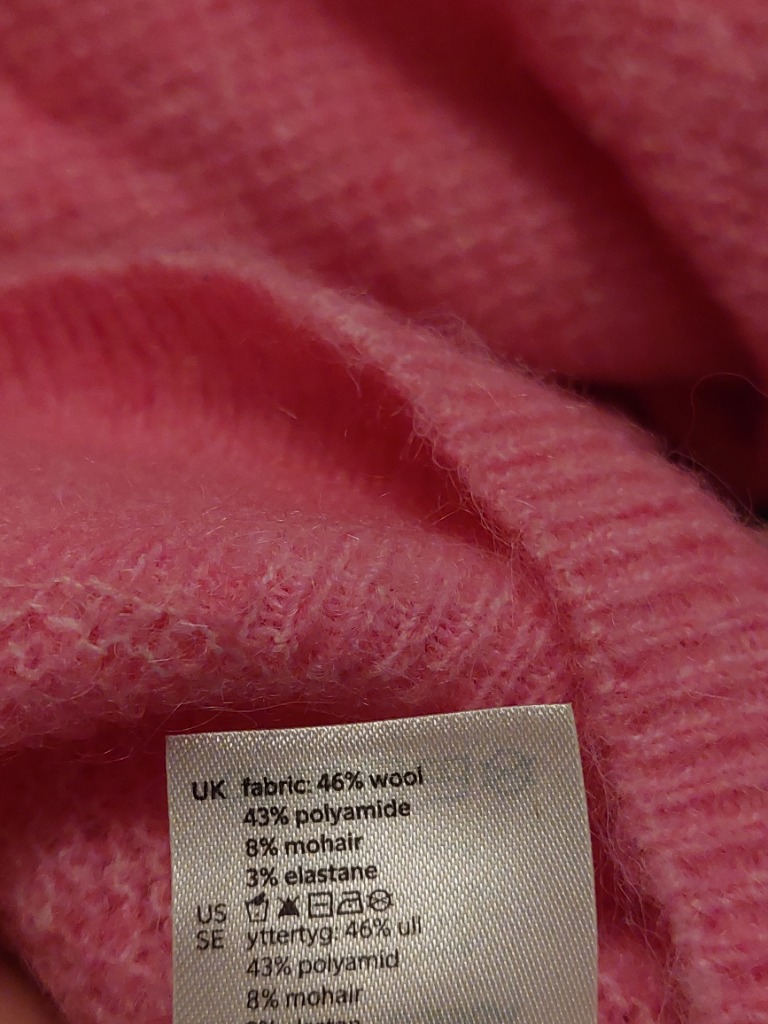 Lindex bleik peysa M