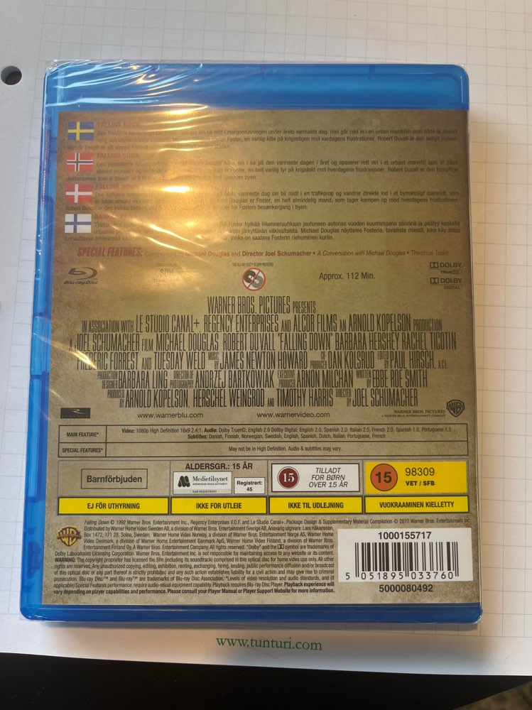 Falling Down/Blu-Ray/muoveissa