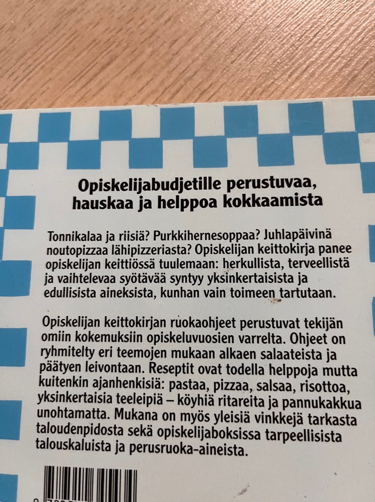 Opiskelijan keittokirja