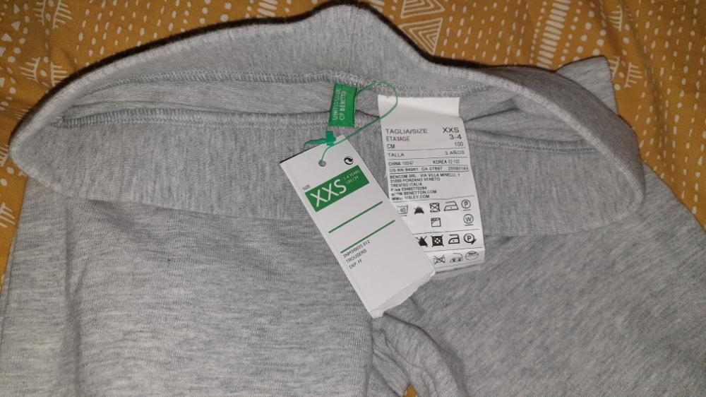 Benetton stelpubuxur nýjar st. 3-4ára 100cm