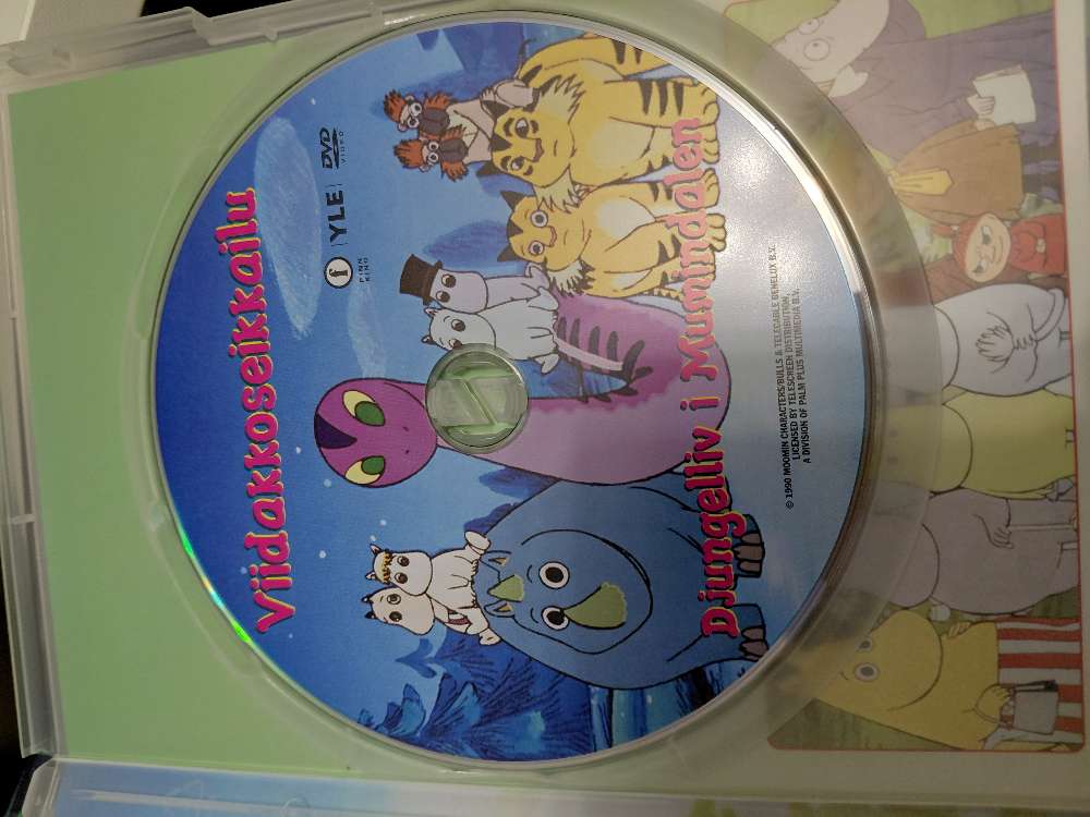Muumi-DVD, alkuper. äänet, ei naarmuja