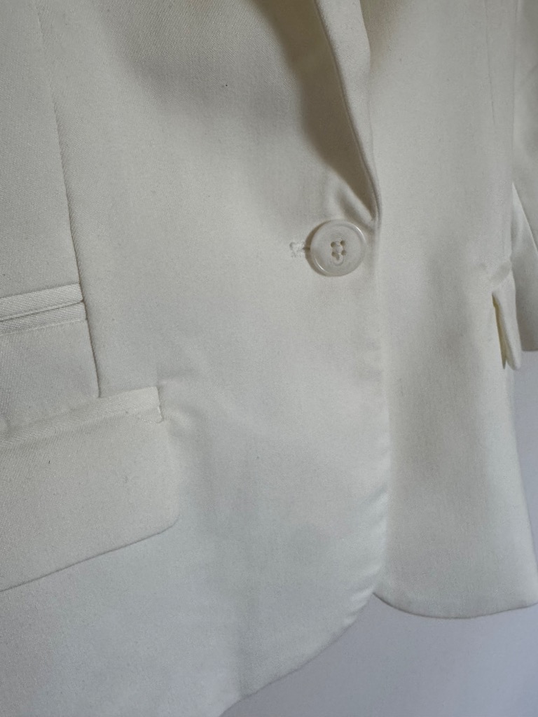 Amisu, valkoinen blazer, XS-S