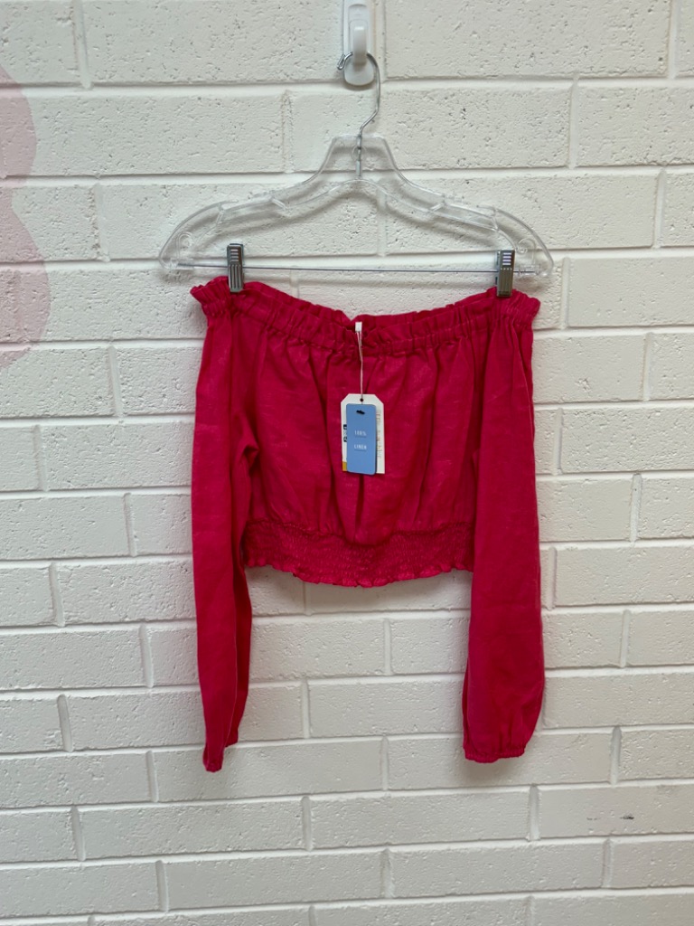 Size 8 Sportsgirl Crop Top - Pink BNWT