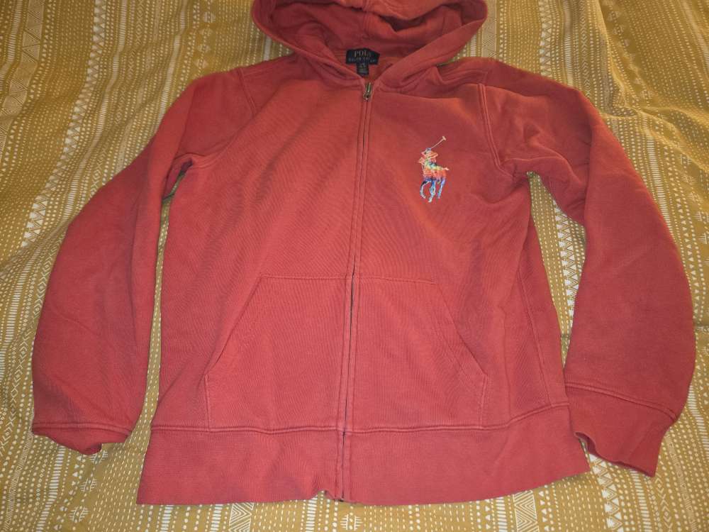 Polo rennd hettupeysa L í barnast. 14ára