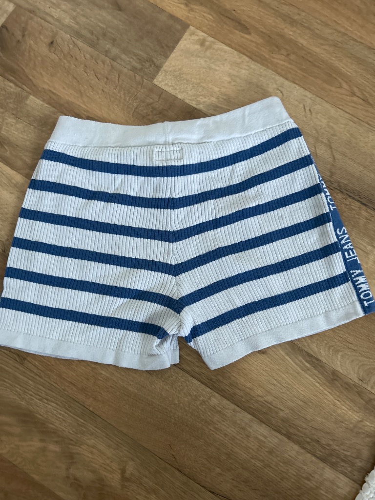 Tommy jeans shortsit valkoinen sininen S