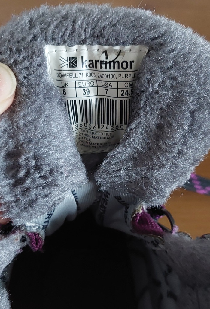 Karrimor vaelluskengät koko 39