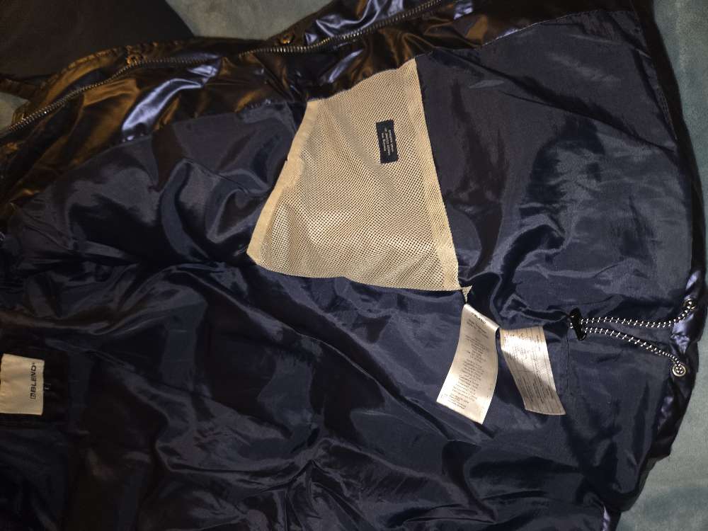 Blend úlpa st. L dökkblá glans