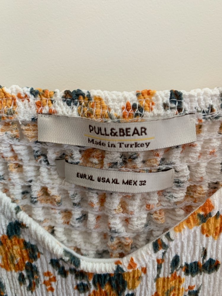 Pull & Bear blomstrete kjole Str XL