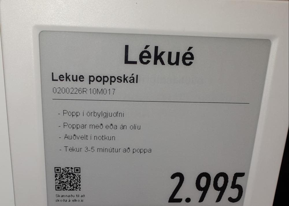 Poppskál..í örbylgjuofn 