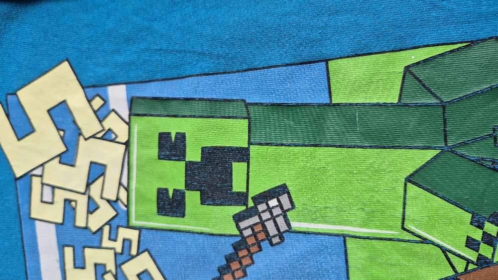 Minecraft 140cm sininen pitkähih