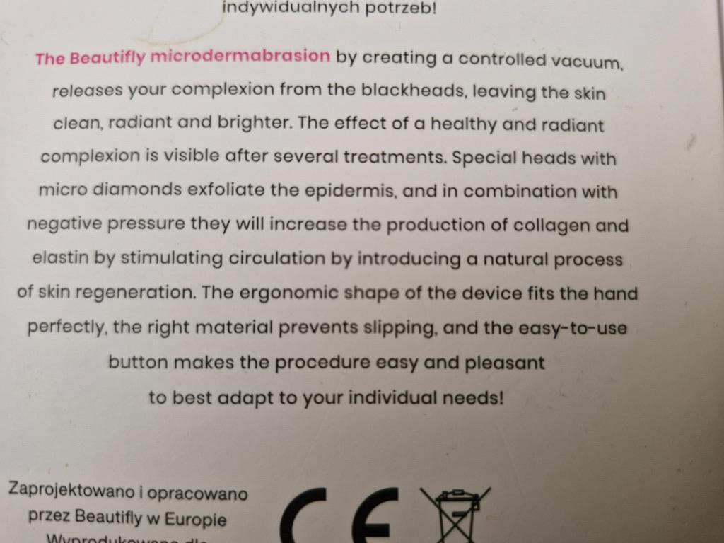 Beuatyfly diamond microdermabrasion