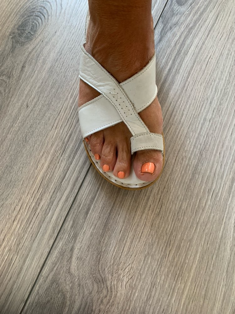 Sandaler hvite Str 38