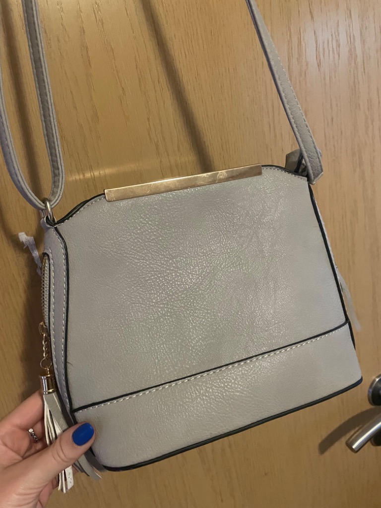 Grey purse 
