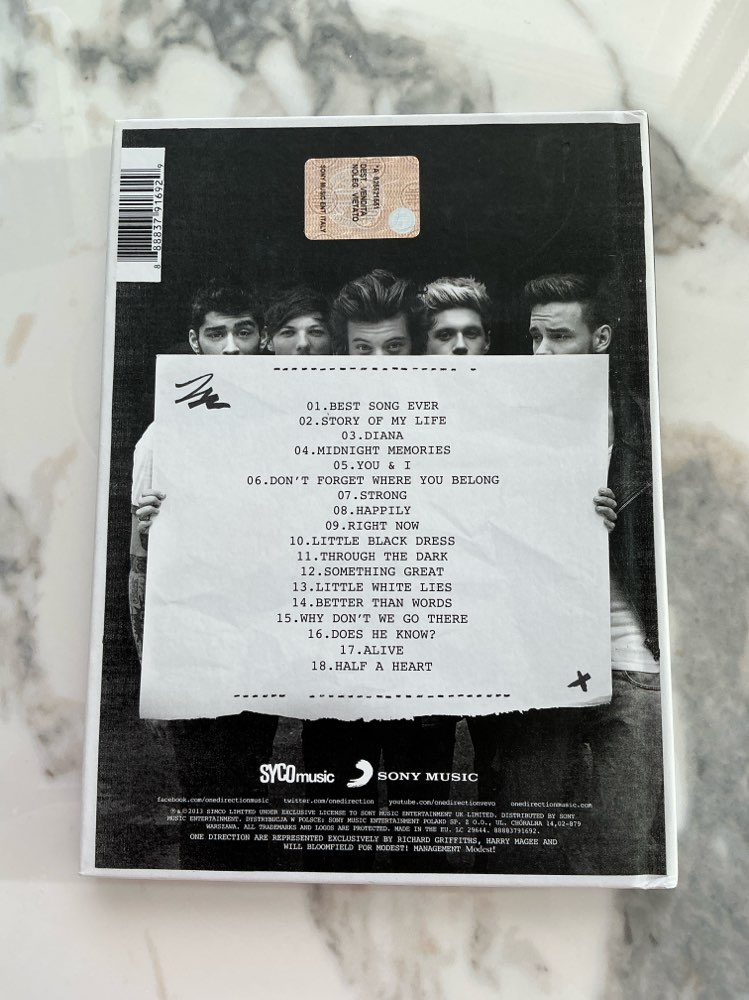 One Direction cd The ultimate edition