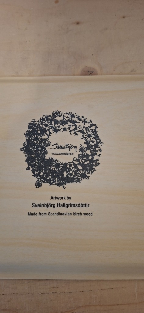 Garðveislubakki appelsínugulur