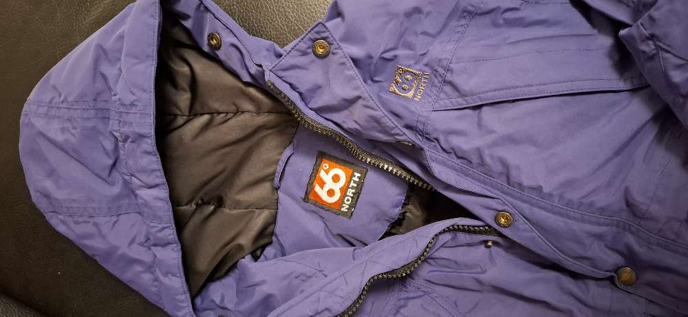 66 norður úlpa st. 128 fjólublá