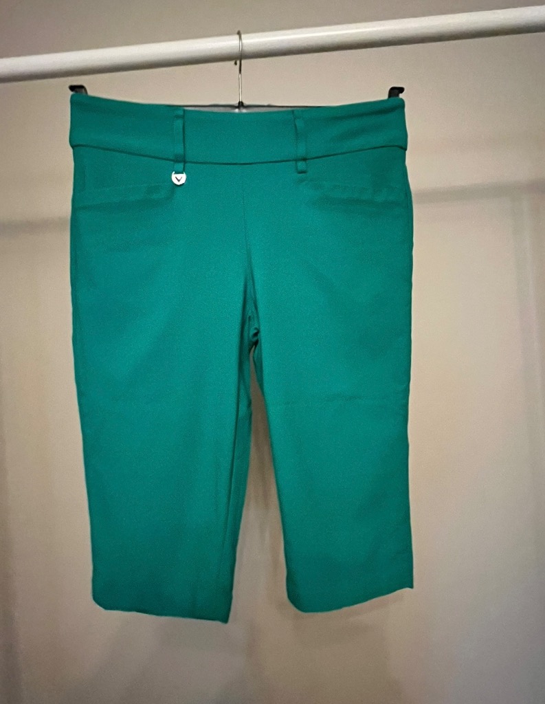 Callaway; grønn, golf knebukse str S