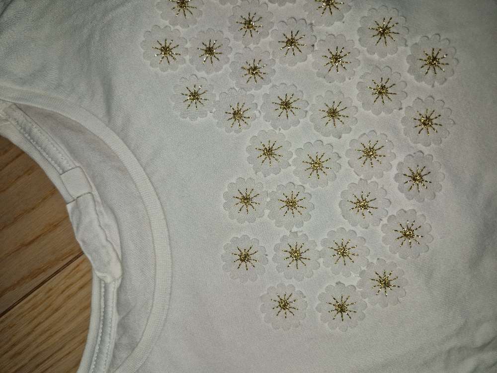 Str98/103 t-shirt hvit med hjerte