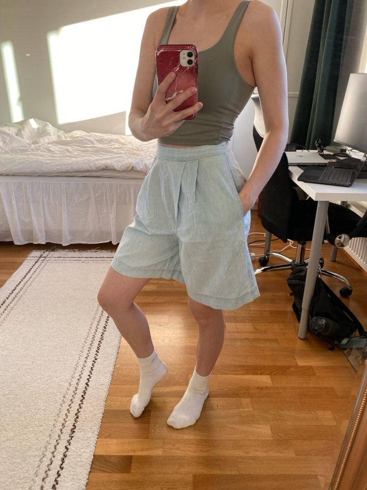 Kankaiset vintageshortsit