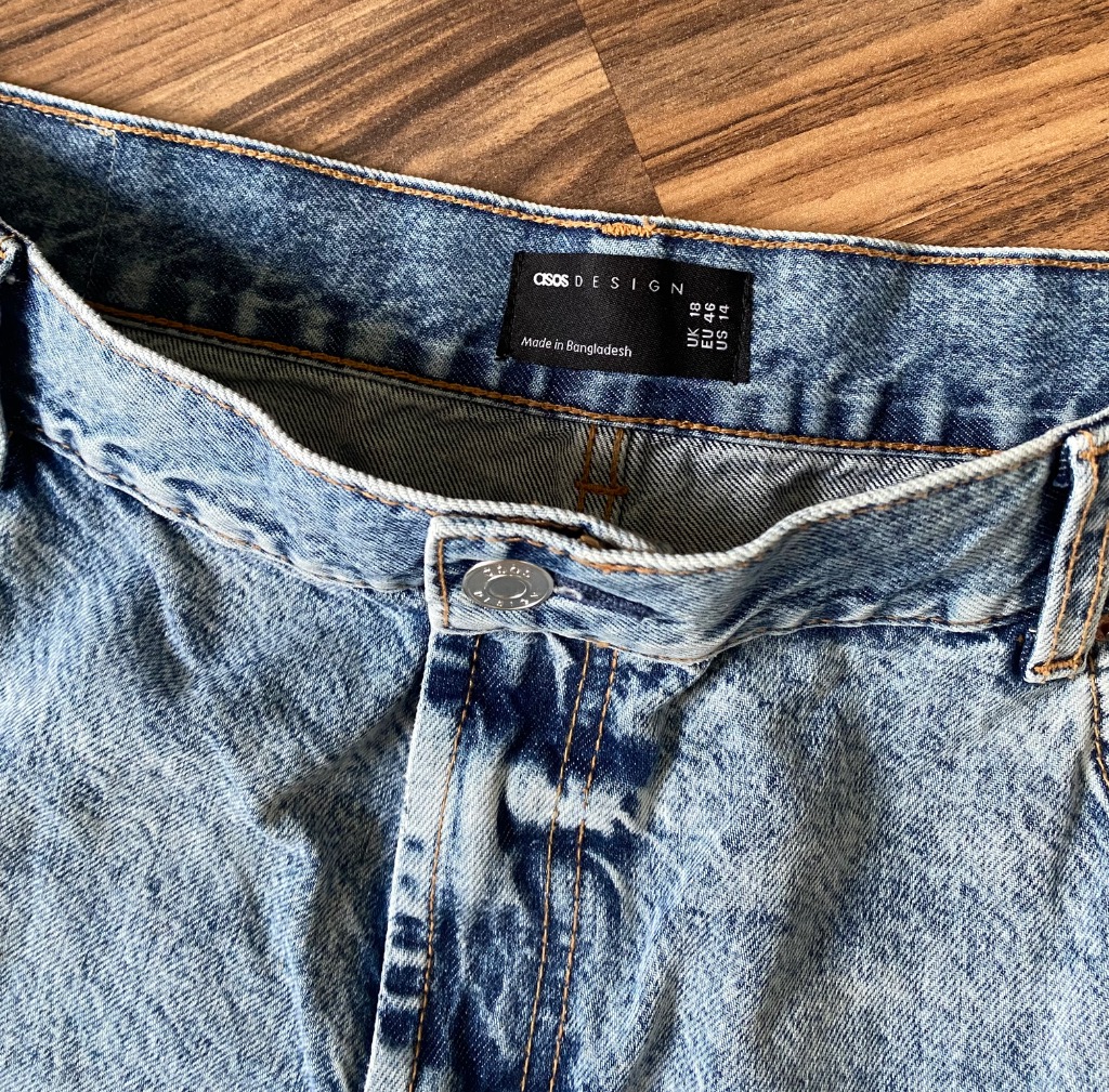 Asos farkkushortsit, koko 46