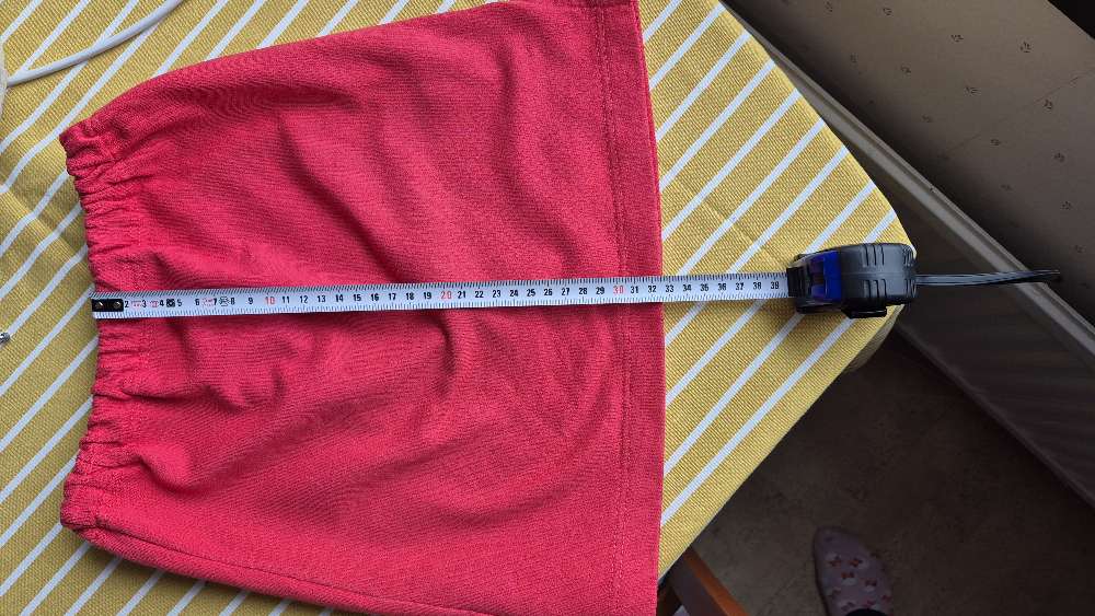 Puuvilla pun. Hame koko 130