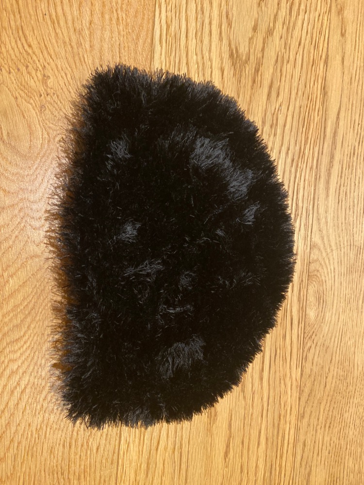 Strikket lue og skjerf